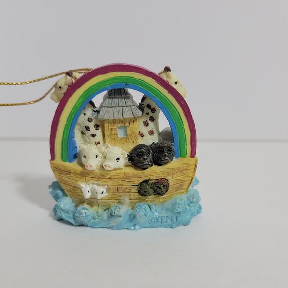 90s God Keeps His Promises Noahs Ark Christmas Ornament - Picture 2 of 3